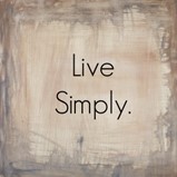 Living Simply
