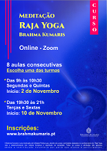 (Online) Curso Introdutório à Meditação Raja Yoga - EXTENSIVO (Noite) *