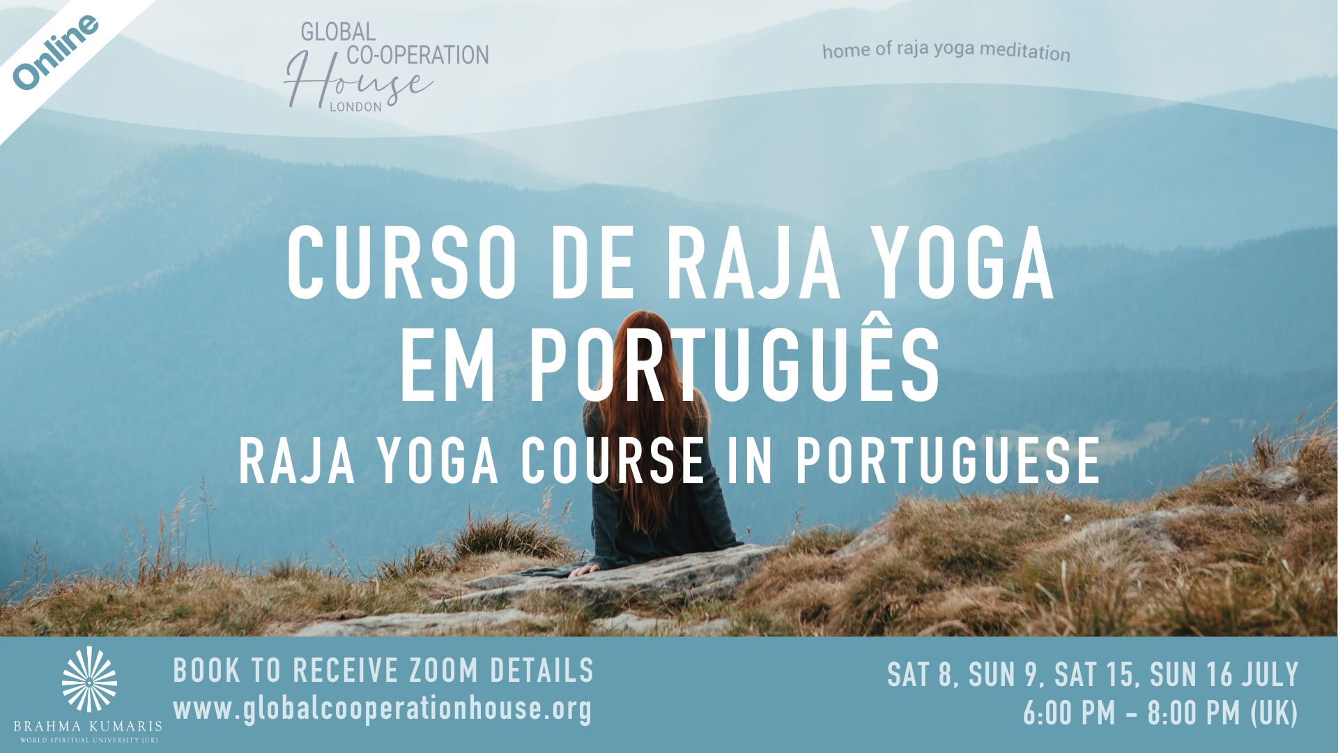 Curso de Raja Yoga em Português