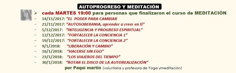 Autoprogreso y meditación