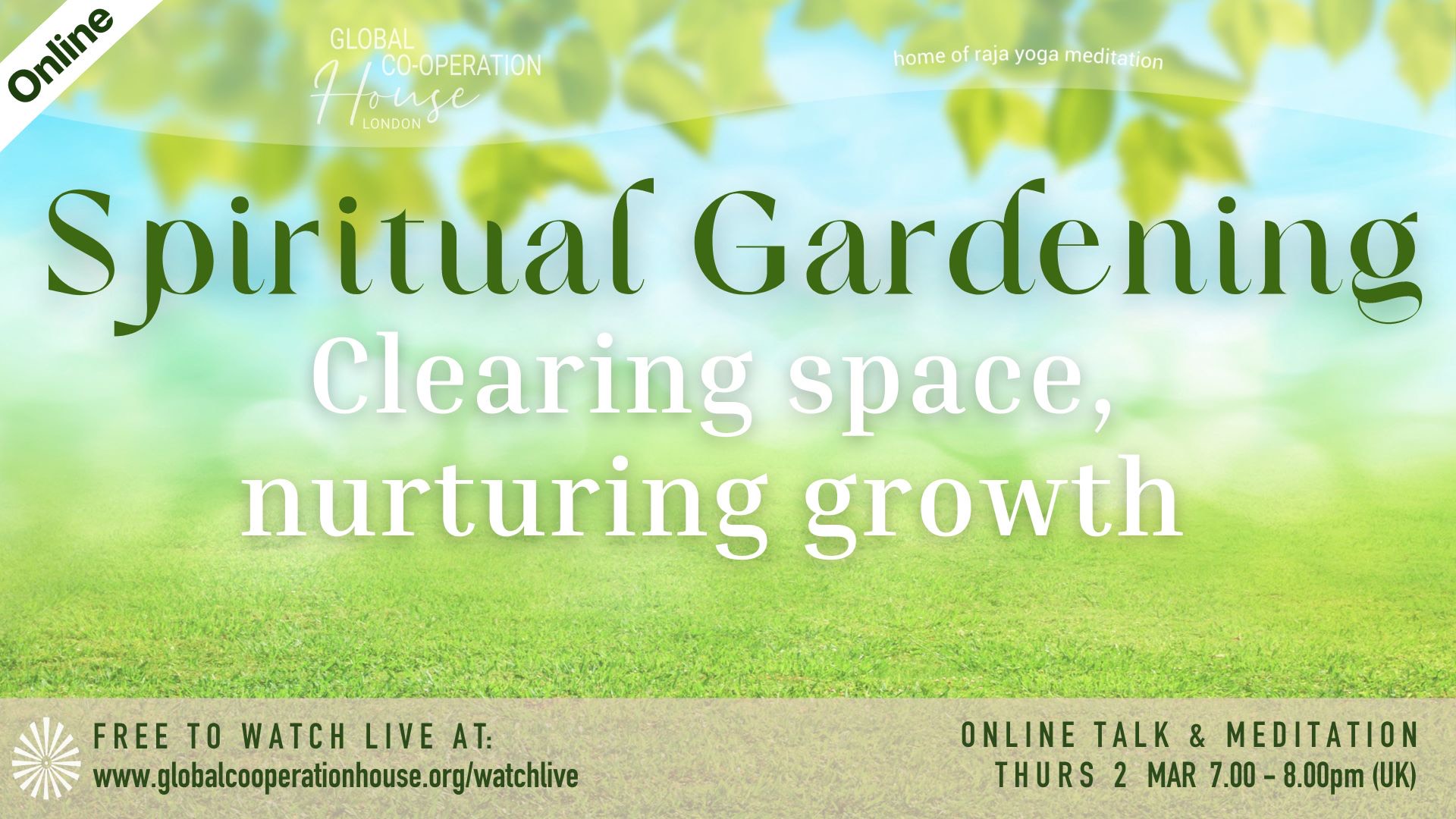 Spiritual Gardening: Clearing Space - Nurturing Growth