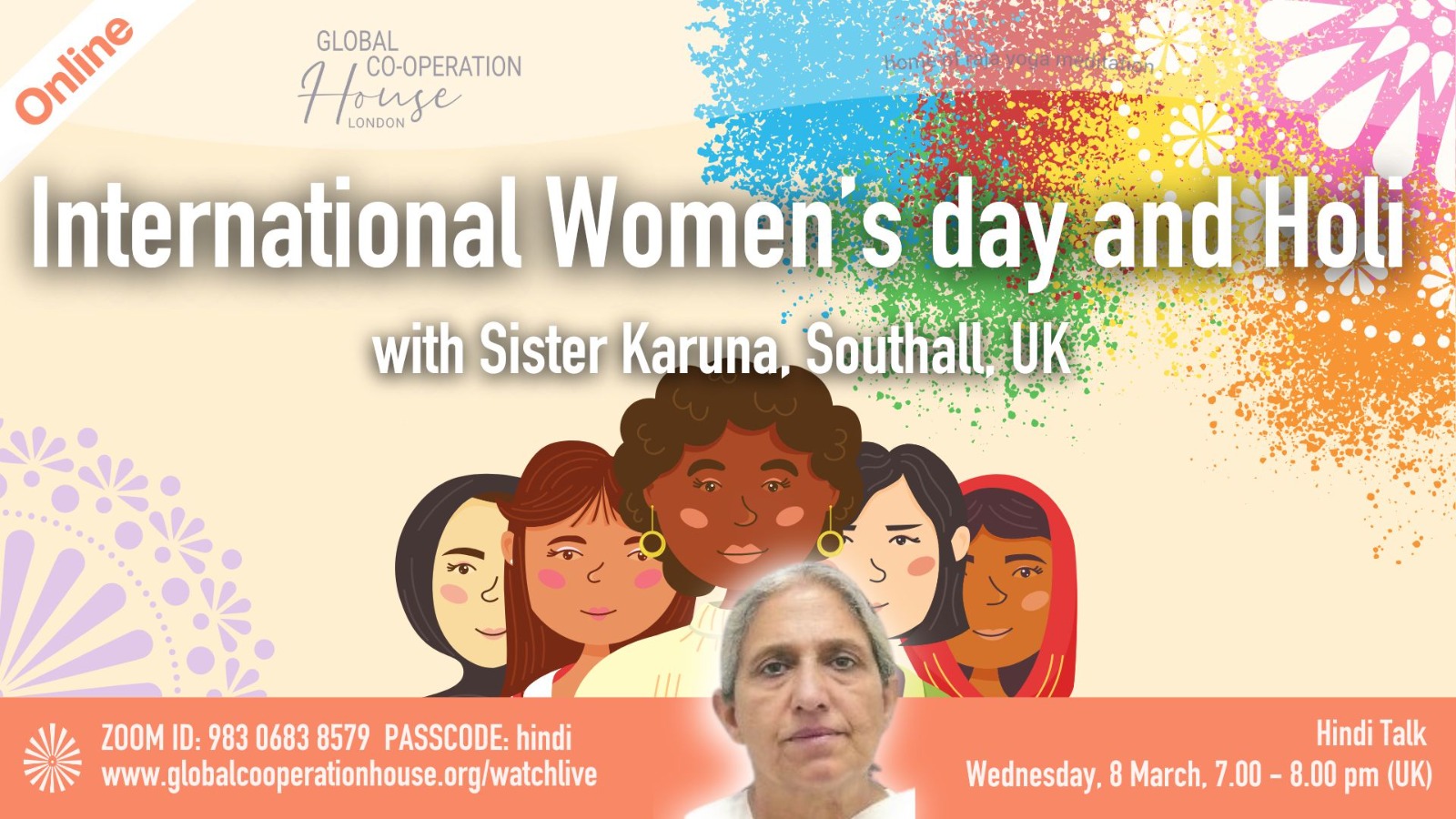 International Women’s day and Holi