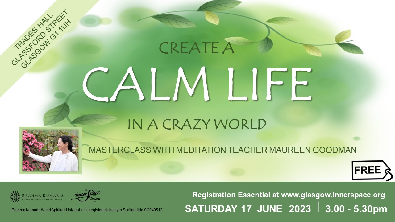 Create a Calm Life in a Crazy World ( In Person)