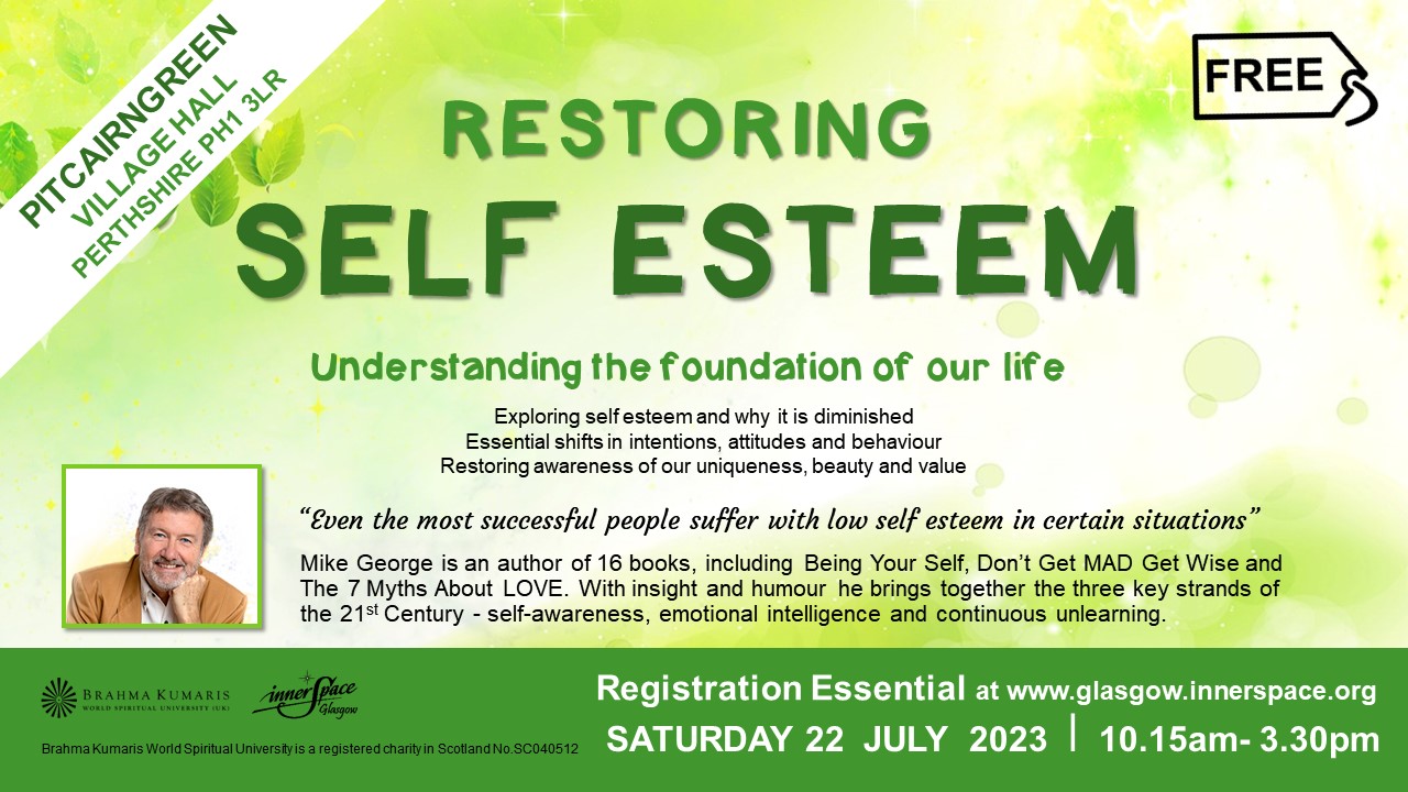 Restoring Self Esteem ( In Person)