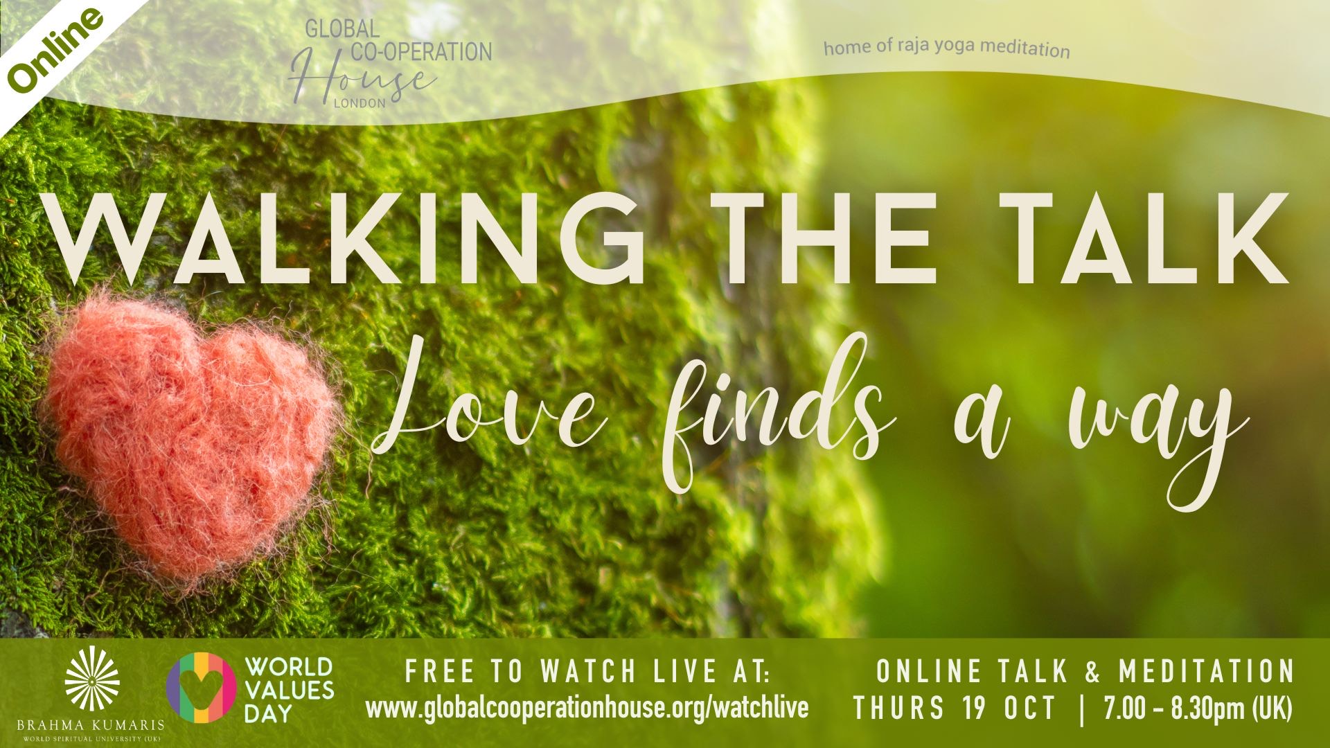 Walking The Talk - Love finds a way