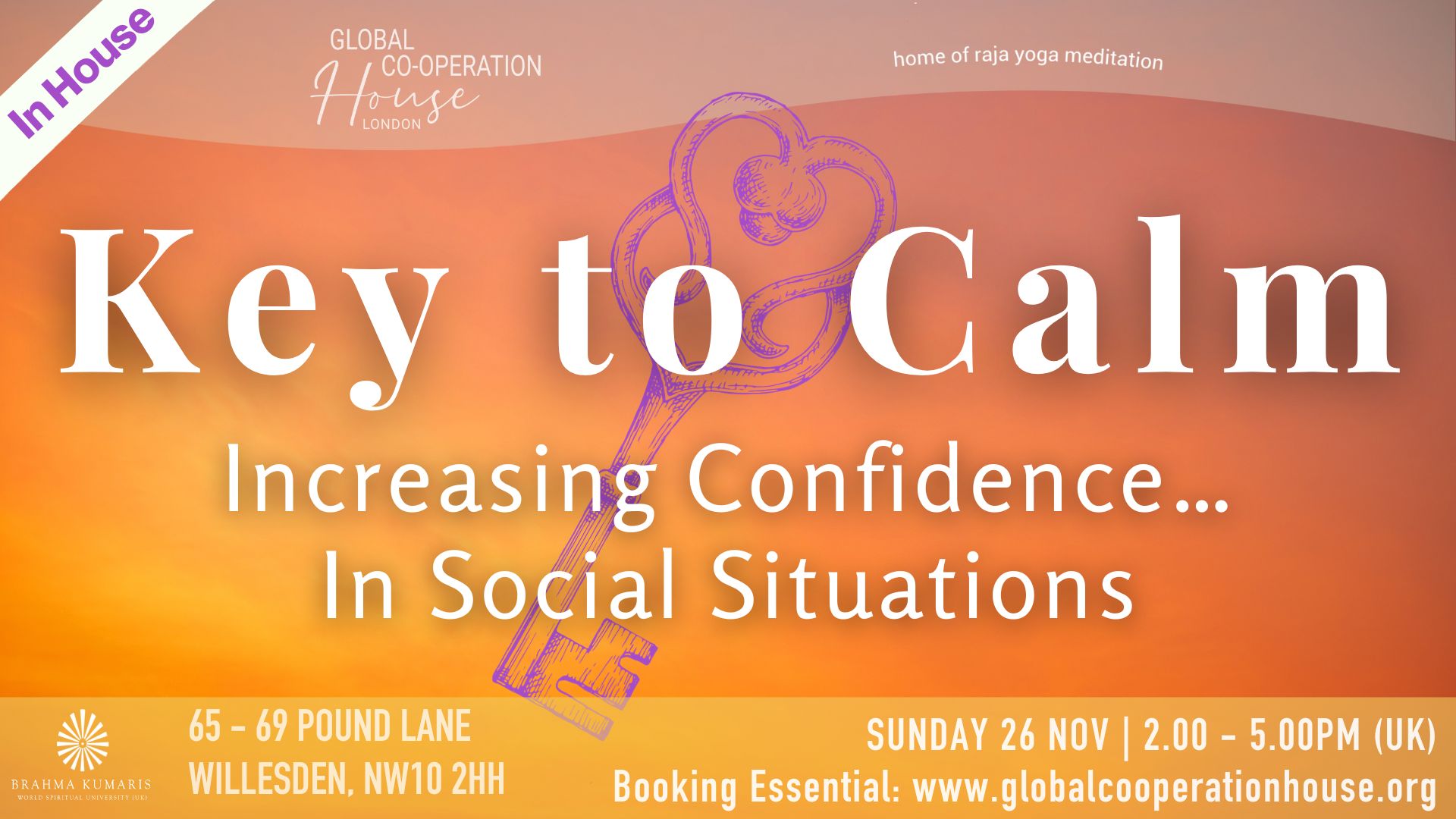 Key to Calm: Increasing Confidence... in Social Situations