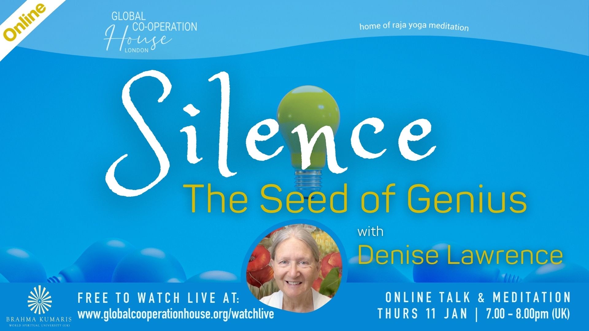 Thursday talk special: Silence - The Seed of Genius