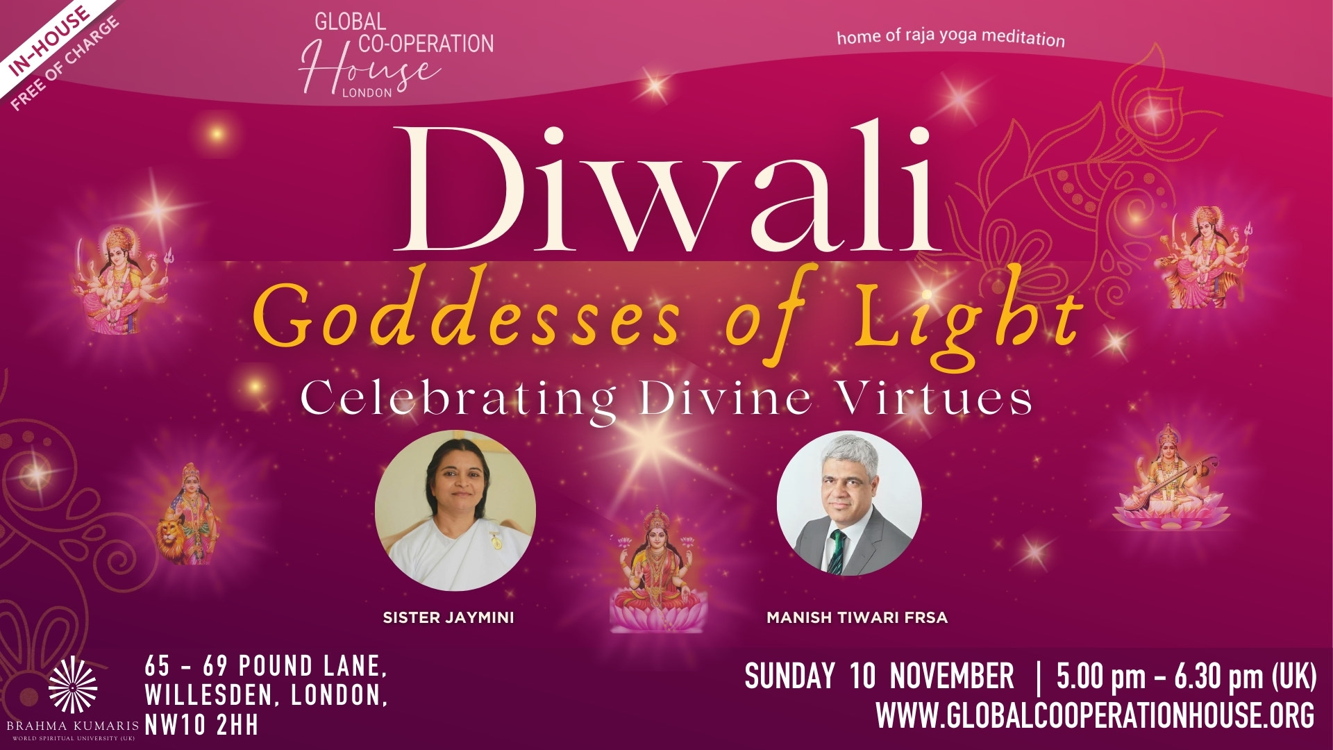 Diwali : Goddesses of Light - Celebrating Divine Virtues