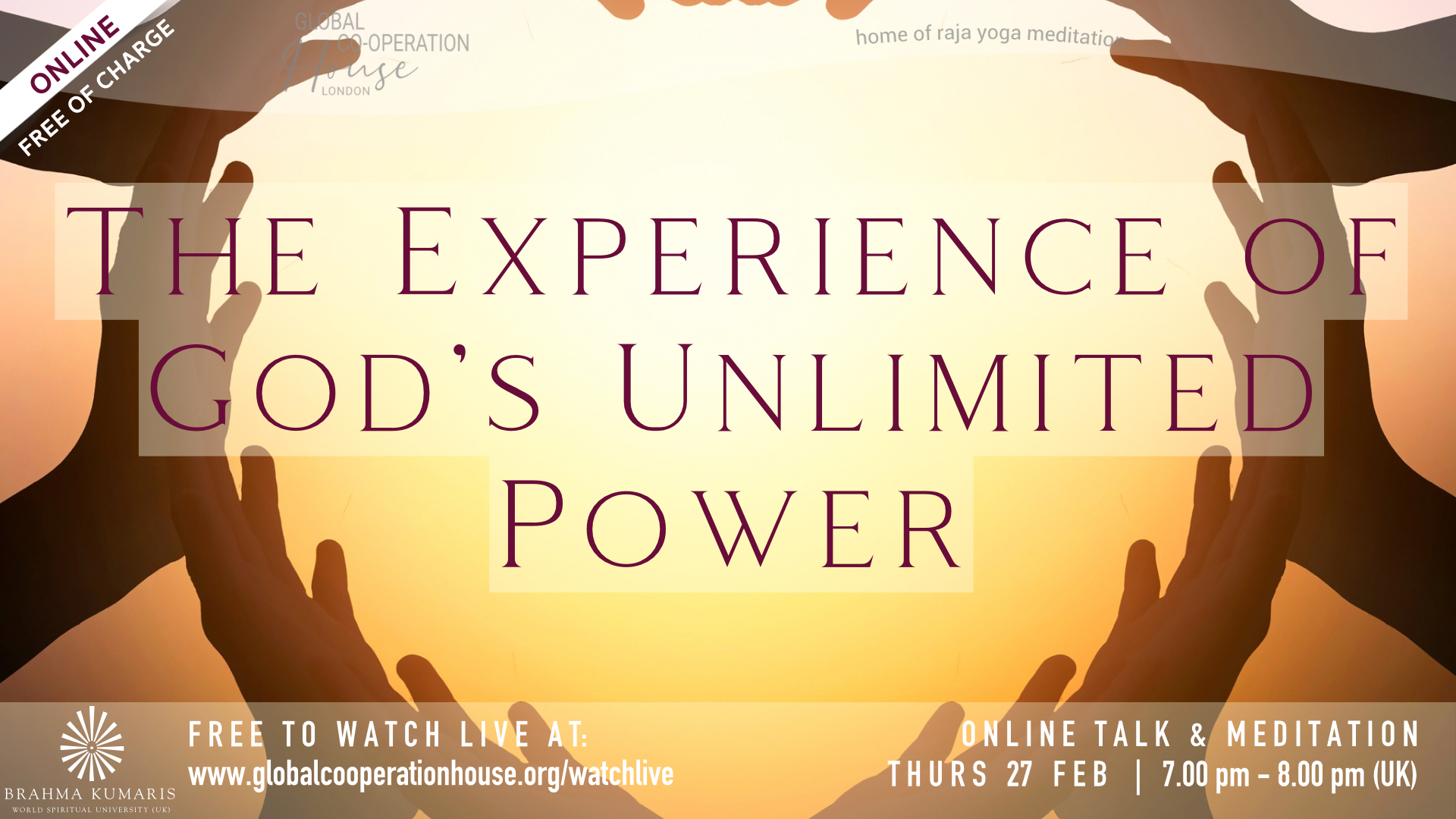 The Experience of God’s Unlimited Power