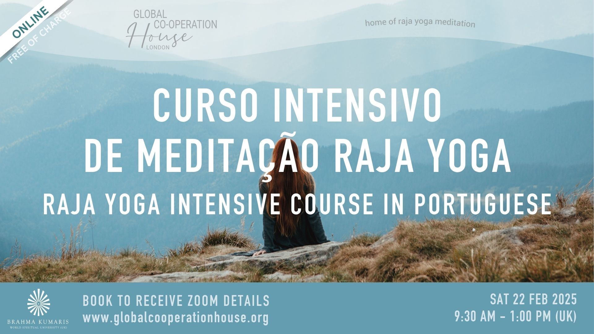 Curso Intensivo de Meditação Raja Yoga