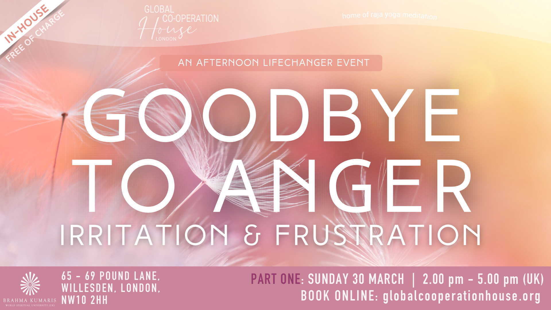 Goodbye To Anger, Frustration and Irritation - Part One