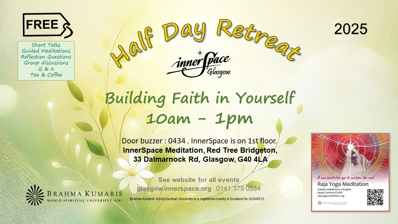 Half Day Retreat : Building Faith in The Self (In-Person)