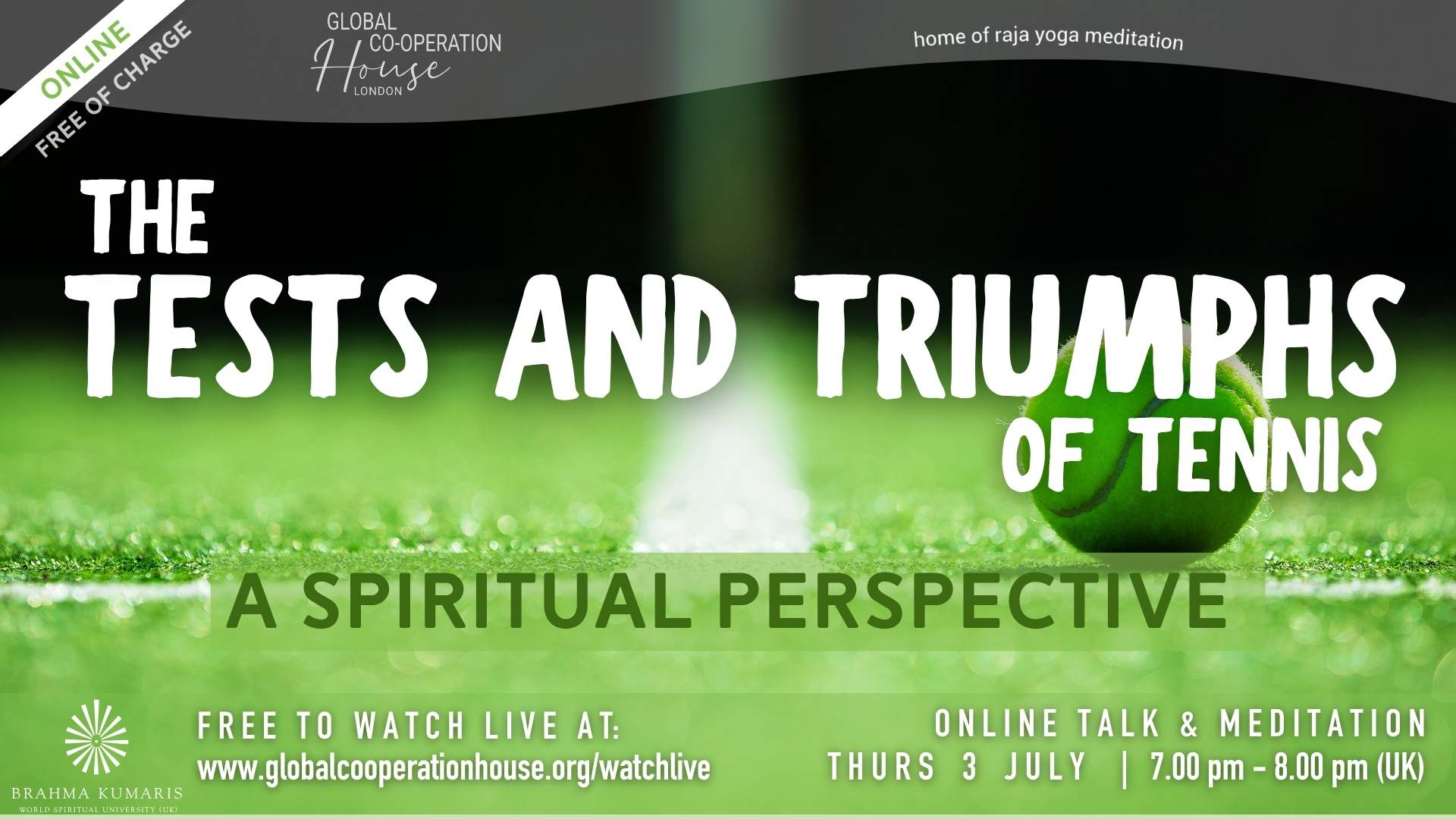The Tests and Triumphs of Tennis - a Spiritual Perspective