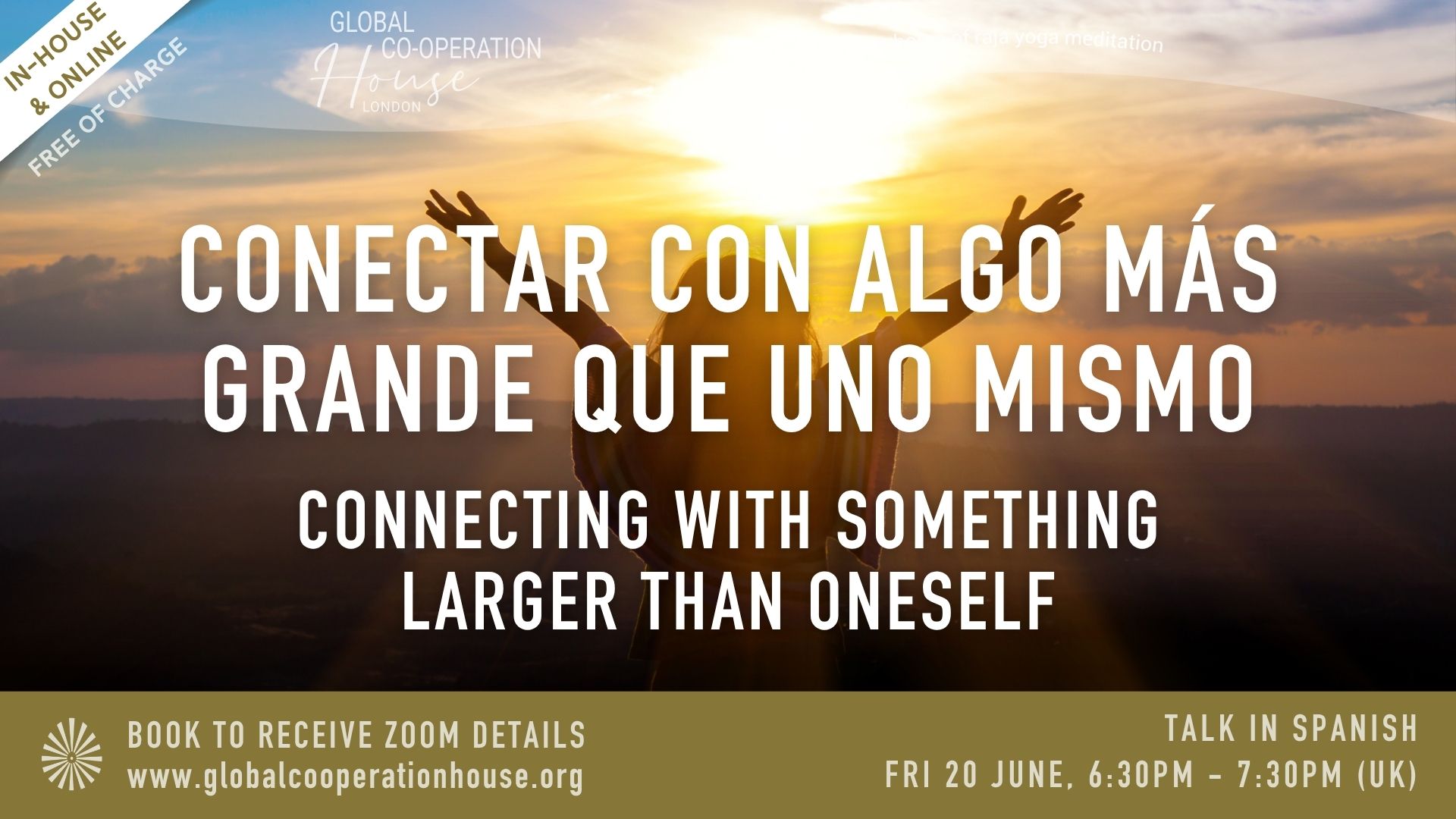 Conectar con algo más grande que uno mismo