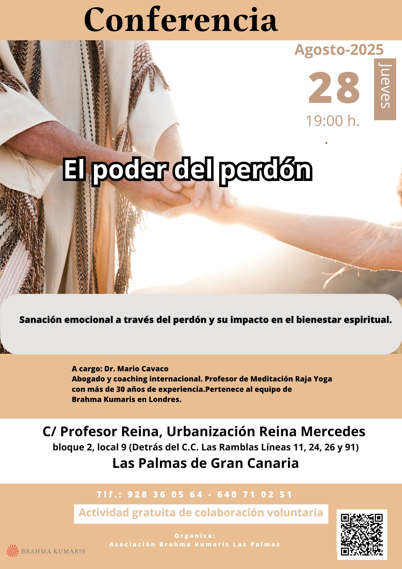Conferencia :  El poder del perdón 