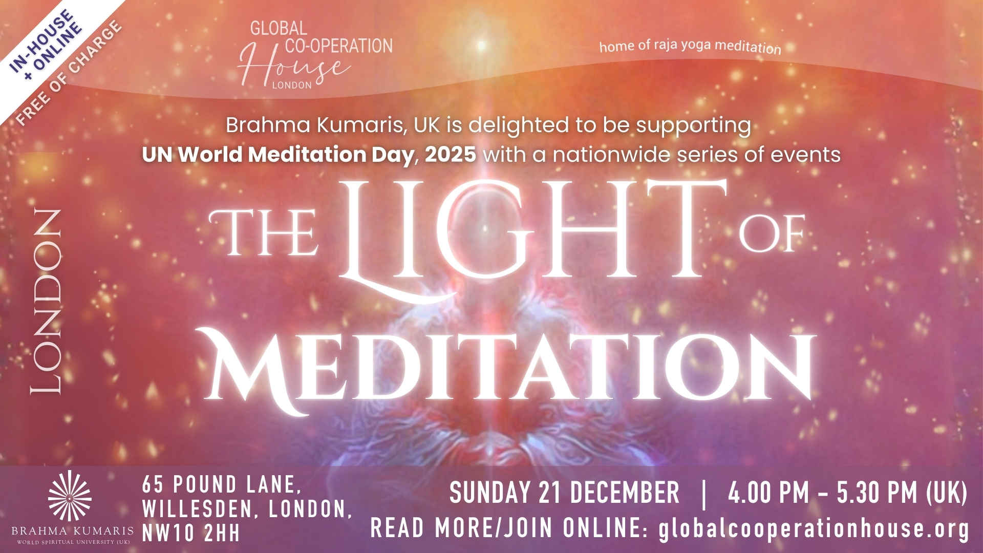 Special Event: The Light of Meditation