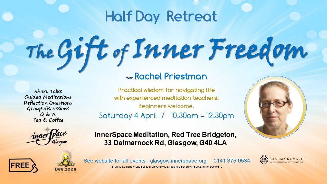 Half-Day Retreat : The Gift of Inner Freedom  : Rachel Priestman