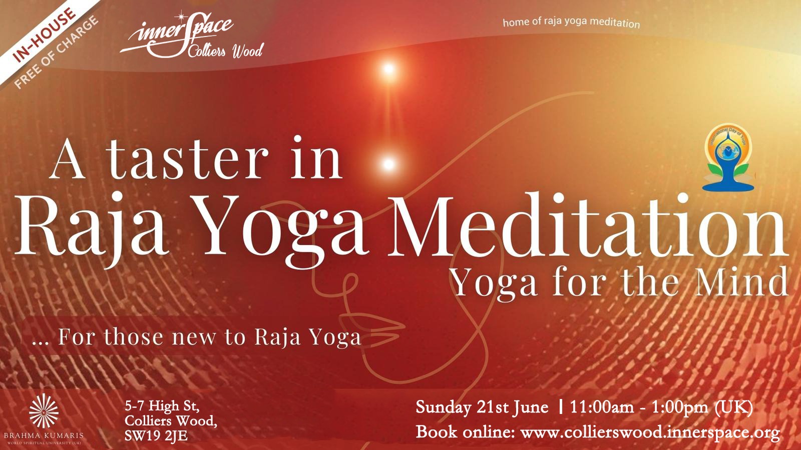 Raja Yoga Taster Session