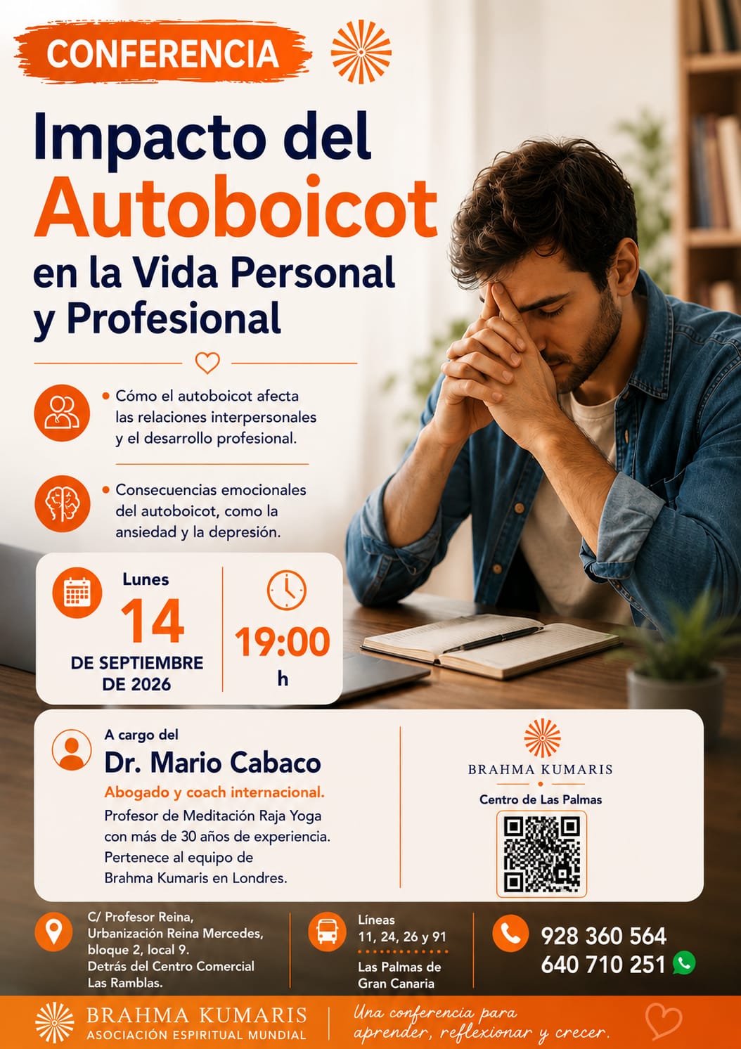 :: Conferencia:  Impacto del autoboicot  en la vida personal y profesional