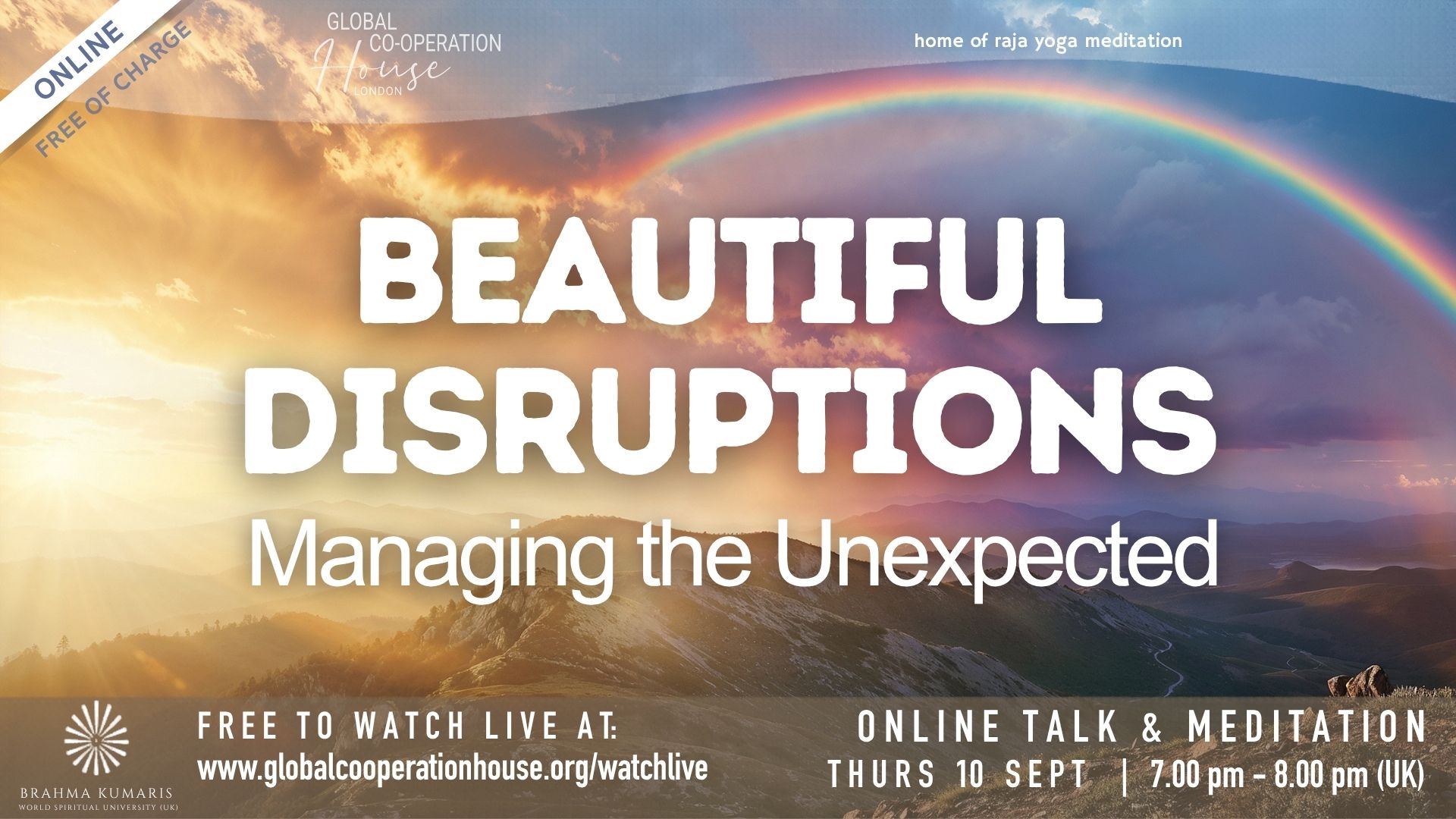 Beautiful Disruptions: Managing the Unexpected