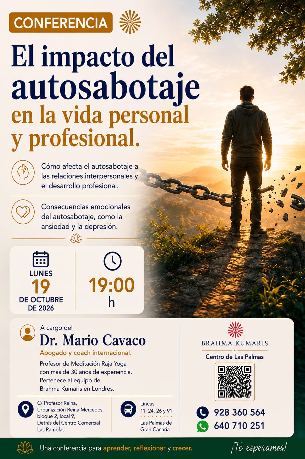 Conferencia : El impacto del autosabotaje