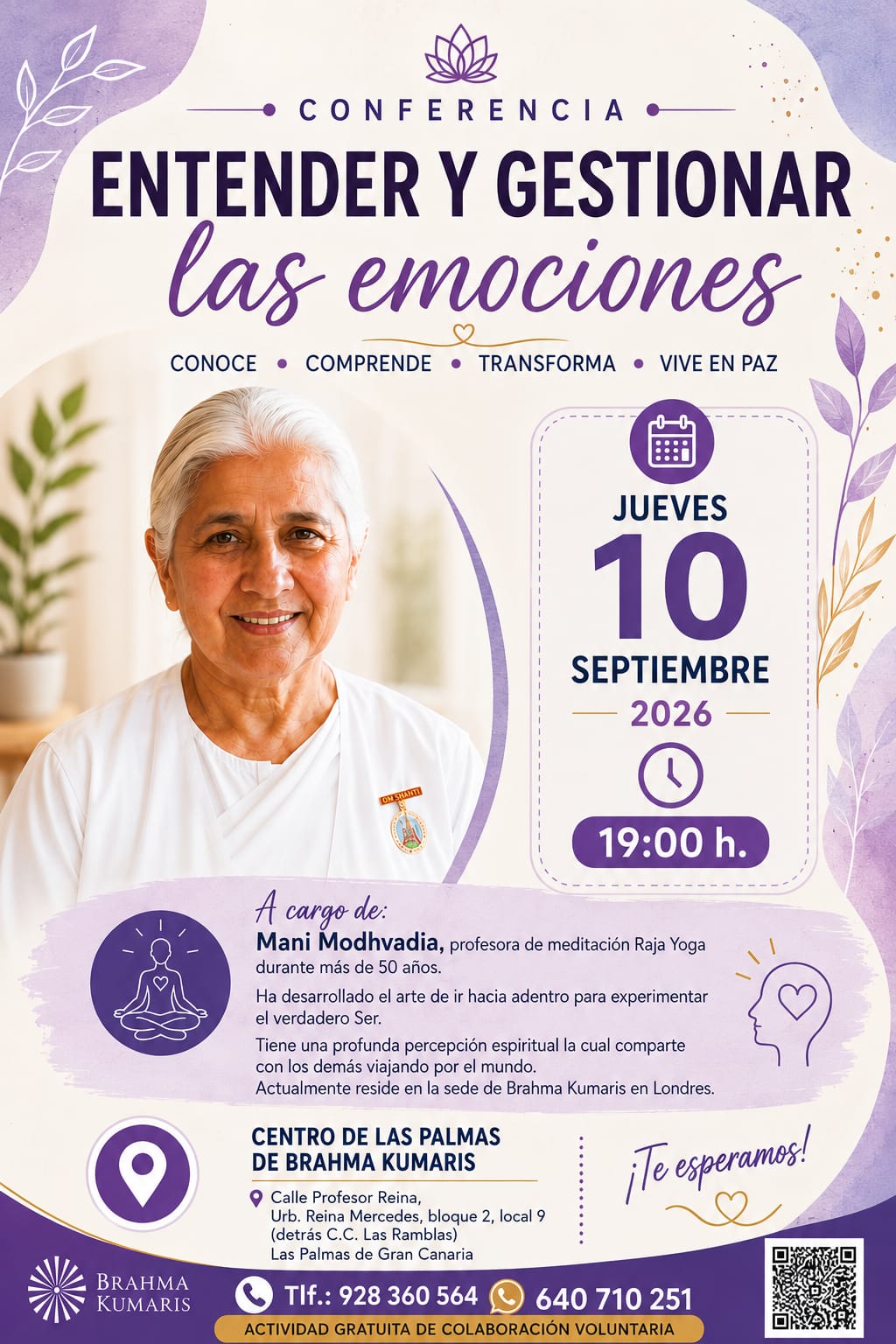 Conferencia : Entender y gestionar las emociones
