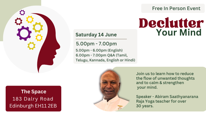 In-Person: Declutter your Mind