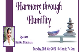 Harmony through Humility 